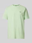 BOSS Green T-Shirt mit Label-Detail in Hellgruen, Größe L