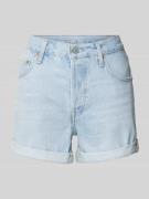 Levi's® Regular Fit Jeansshorts im 5-Pocket-Design Modell '501' in Hel...