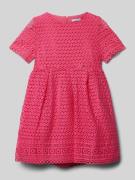 Mayoral Kleid mit Rundhalsausschnitt in unifarbenem Design in Fuchsia,...