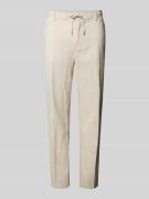 BOSS Regular Fit Hose mit Tunnelzug Modell 'Kane' in Beige, Größe 46