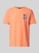 BOSS Green T-Shirt mit Label-Print Modell 'Teebero' in Hellrot, Größe ...