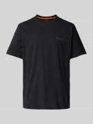 BOSS Orange T-Shirt mit Label-Print Modell 'Telogoboss' in Black, Größ...
