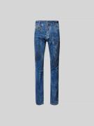 Dsquared2 Skinny Fit Jeans im Used-Look in Blau, Größe 48