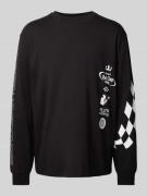 HUGO Sweatshirt mit Motiv-Print Modell 'Dasino' in Black, Größe S