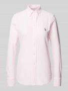 Polo Ralph Lauren Hemdbluse mit Label-Stitching Modell 'HEIDI' in Pink...