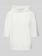 OPUS Sweatshirt mit Kapuze und 1/2-Arm Modell 'Geroni' in Offwhite, Gr...