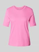 Montego T-Shirt mit Rundhalsausschnitt in Pink, Größe XS
