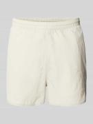 HUGO Regular Fit Shorts mit Label-Print Modell 'Daigo' in Stein, Größe...