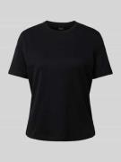 Mango T-Shirt mit Rundhalsausschnitt Modell 'RITA' in Black, Größe XS