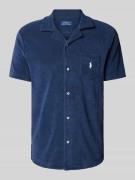 POLO RALPH LAUREN Slim Fit Freizeithemd mit 1/2-Arm in Marine, Größe X...