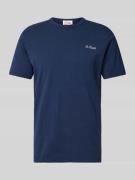 MC2 Saint Barth T-Shirt mit Label-Stitching Modell 'DOVER' in Marine, ...