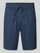 Only & Sons Shorts mit elastischem Bund Modell 'LINUS' in Dunkelblau, ...