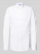 s.Oliver BLACK LABEL Tailored Fit Business-Hemd mit Kentkragen in Weis...