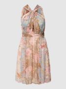 LIU JO BLACK Kleid mit floralem Muster in Rosa, Größe 38