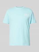 MC2 Saint Barth T-Shirt mit Statement-Print in Aqua, Größe S