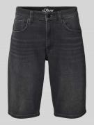 s.Oliver RED LABEL Regular Fit Jeansshorts im 5-Pocket-Design in Black...