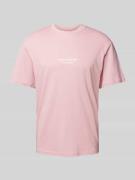 Jack & Jones T-Shirt mit Label-Print Modell 'VESTERBRO' in Pink, Größe...