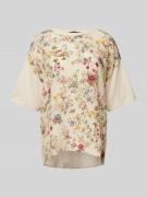 Weekend Max Mara T-Shirt mit Muster-Print Modell 'MALAGA' in Ecru, Grö...