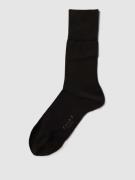 Falke Socken in melierter Optik in Dunkelbraun, Größe 39/40