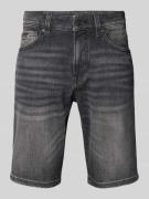BOSS Orange Regular Fit Jeansshorts im 5-Pocket-Design in Anthrazit, G...