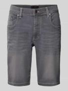 bugatti Jeansshorts mit Eingrifftaschen in Hellgrau, Größe 48