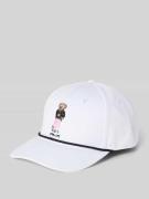 Polo Ralph Lauren Basecap mit Motiv-Stitching Modell 'ROPE' in Weiss, ...