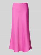Selected Femme Midirock mit elastischem Bund in Pink, Größe 40