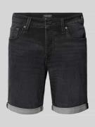 Jack & Jones Regular Fit Jeansshorts in unifarbenem Design Modell 'RIC...