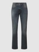 MAC Jeans mit Label-Patch Modell 'Jogn Jeans' in Mittelgrau, Größe 32/...
