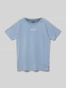 Levi’s® Kids T-Shirt mit Logo-Detail in Rauchblau, Größe 140