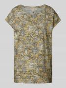 Soyaconcept T-Shirt mit Paisley-Muster Modell 'Galina' in Dunkelgelb, ...
