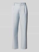 Drykorn Straight Leg Anzughose mit Bundfalten Modell 'DISPATCH' in Ble...