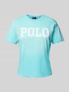 Polo Ralph Lauren T-Shirt mit Label-Print in Hellgruen, Größe XS