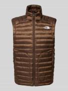 The North Face Steppweste mit Label-Stitching Modell 'HUILA' in Schoko...