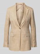 Max Mara Studio Blazer mit Pattentaschen Modell 'PALAU' in Beige, Größ...