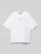 Jack & Jones T-Shirt mit Motiv-Print Modell 'ARUBA' in Weiss, Größe 14...