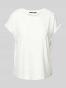 Vero Moda T-Shirt mit Lochstickerei Modell 'TASSA' in Weiss, Größe XS