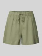 Only Shorts mit elastischem Bund Modell 'CARO' in Oliv, Größe XS