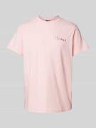 Ellesse T-Shirt mit Label-Stitching Modell 'MARGOLIA' in Rosa, Größe S