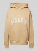 Pegador Oversized Hoodie mit Statement- und Label-Print Modell 'WAYRUN...