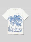 Polo Ralph Lauren Teens T-Shirt mit Motiv-Print in Offwhite, Größe 152