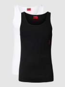 HUGO Tanktop mit Label-Print im 2er-Pack in Black, Größe L