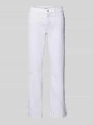Cambio Regular Fit Jeans mit Häkelspitze Modell 'PARIS' in Weiss, Größ...