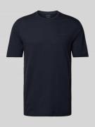 bugatti T-Shirt im unifarbenen Design in Marine, Größe S