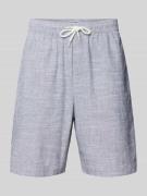 REVIEW Shorts mit elastischem Bund in Marine, Größe XS