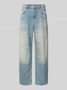 REVIEW Jeans mit 5-Pocket-Design in Blau, Größe 28