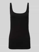 OPUS Tanktop Steppnähten Modell 'DAILY' in Black, Größe 36