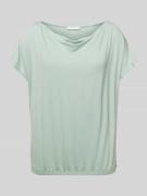 OPUS T-Shirt in unifarbenem Design Modell 'Sasser' in Mint, Größe 36