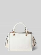 VALENTINO BAGS Shopper mit Label-Detail Modell 'PIGALLE' in Weiss, Grö...