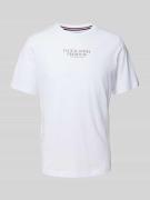 Jack & Jones Premium T-Shirt mit Label-Print in Weiss, Größe S
